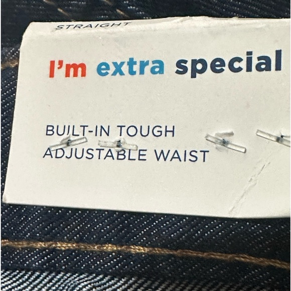 Old Navy Wow Straight Non-Stretch Jeans Medium Dark Wash Boys, NWT - Picture 5 of 12